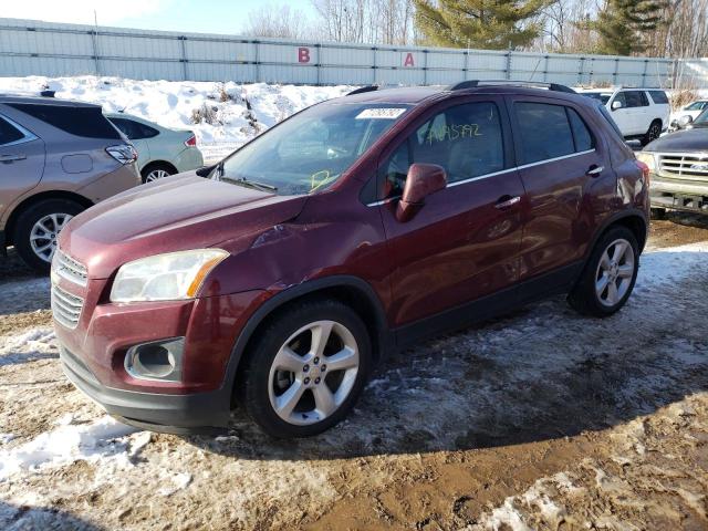 CHEVROLET TRAX LTZ 2016 con VIN 3GNCJMSB4GL161357 - Foto de la subasta