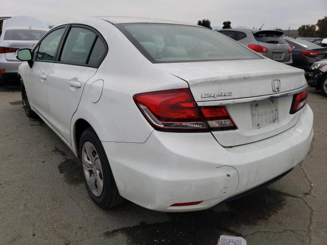 Photo 2 from auction – 2013 HONDA CIVIC LX with VIN 2HGFB2F52DH561127