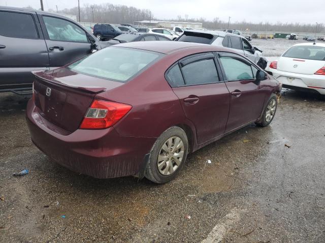 Photo 3 from auction – 2012 HONDA CIVIC LX with VIN 2HGFB2F58CH582739