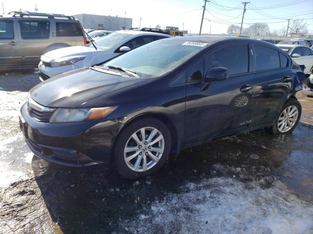 HONDA CIVIC EXL 2012 with VIN 19XFB2F98CE014858 - Photo from auction