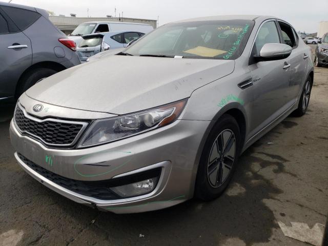 KIA OPTIMA HYB 2013 with VIN KNAGM4AD0D5046204 - Photo from auction