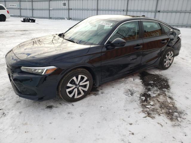 HONDA CIVIC LX 2022 with VIN 2HGFE2F21NH130633 - Photo from auction