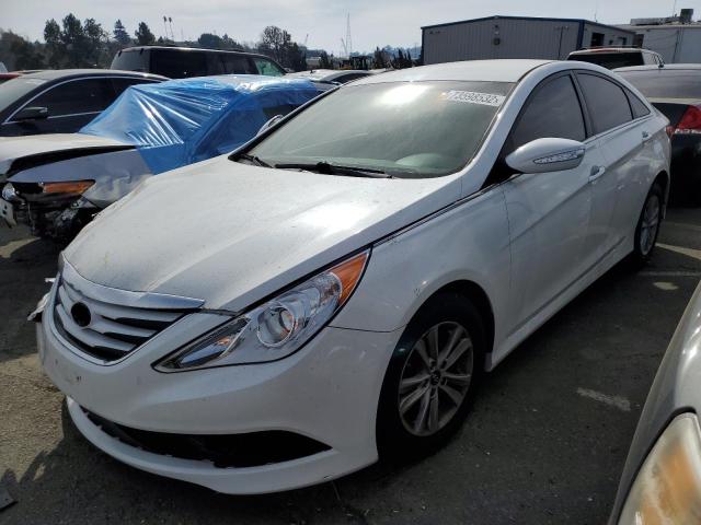 HYUNDAI SONATA GLS 2014 with VIN 5NPEB4ACXEH823593 - Photo from auction