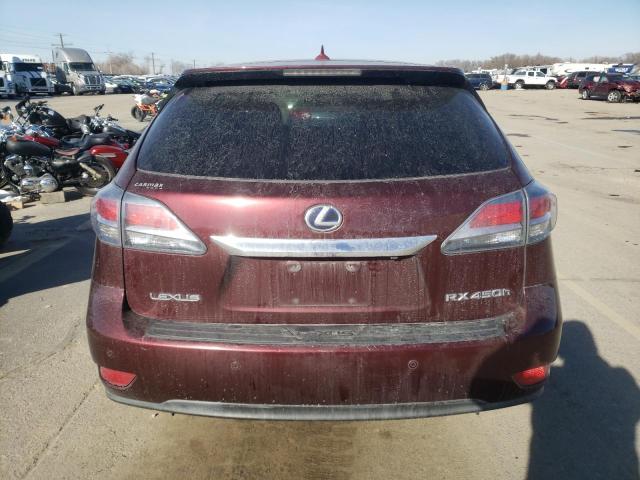 Photo 6 from auction – 2013 LEXUS RX 450 with VIN JTJZB1BA0D2006689