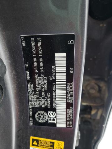 Photo 14 from auction – 2017 TOYOTA HIGHLANDER with VIN 5TDJZRFH7HS516621