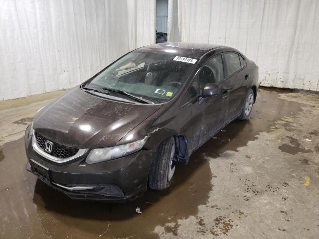 Photo 1 from auction – 2013 HONDA CIVIC LX with VIN 2HGFB2F58DH552318
