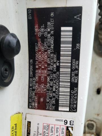 Foto 14 de la subasta – 2010 TOYOTA 4RUNNER SR con VIN JTEZU5JR0A5012736