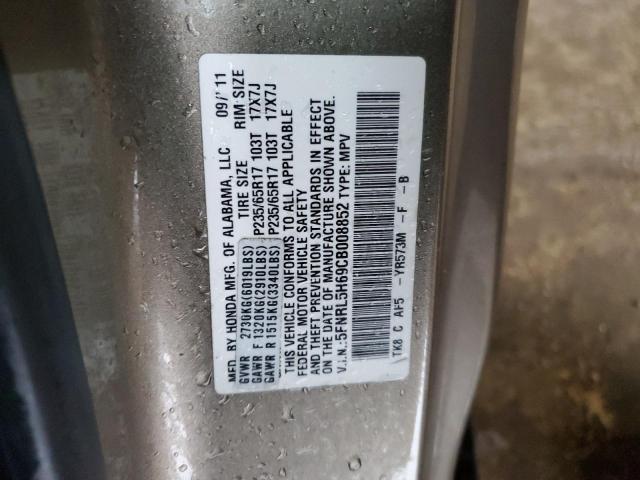 Photo 14 from auction – 2012 HONDA ODYSSEY EX with VIN 5FNRL5H69CB008852