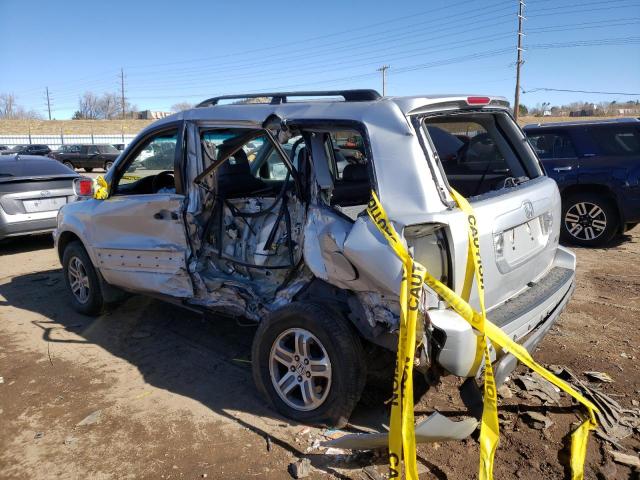 Photo 2 from auction – 2004 HONDA PILOT EXL with VIN 2HKYF18564H540906