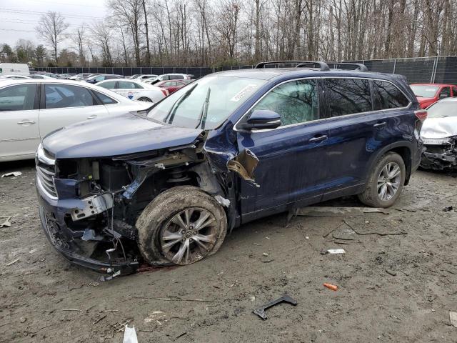 TOYOTA HIGHLANDER 2016 with VIN 5TDBKRFH9GS313642 - Photo from auction