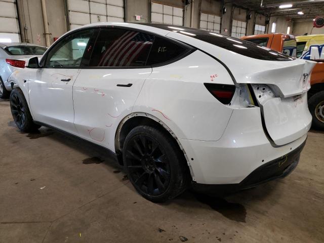 Photo 2 from auction – 2020 TESLA MODEL Y with VIN 5YJYGDEE6LF045749