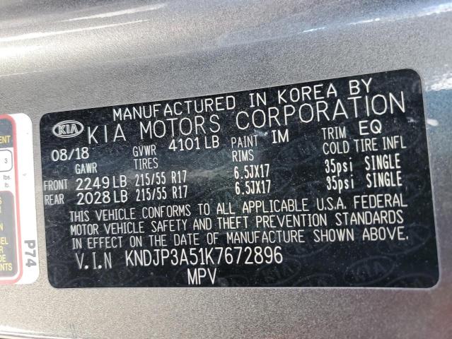 Photo 14 from auction – 2019 KIA SOUL + with VIN KNDJP3A51K7672896