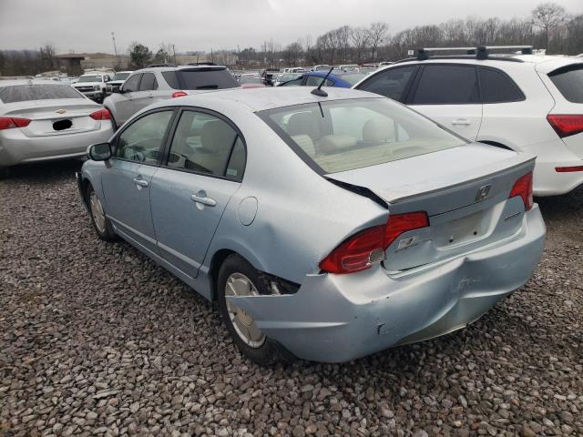 Photo 2 from auction – 2008 HONDA CIVIC HYBR with VIN JHMFA36218S010827