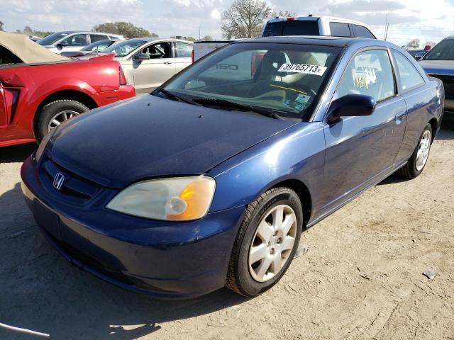 HONDA CIVIC EX 2002 with VIN 1HGEM22012L080513 - Photo from auction