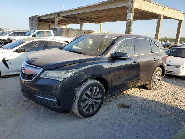 ACURA MDX TECHNO 2016 with VIN 5FRYD4H43GB055252 - Photo from auction