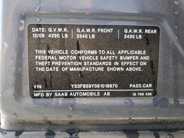 صورة رقم 14 من المزاد - 2009 SAAB 9-3 2.0T مع VIN YS3FB59Y091019870