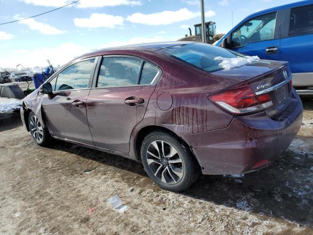 Photo 2 from auction – 2013 HONDA CIVIC EX with VIN 19XFB2F84DE038289