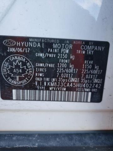 Photo 14 from auction – 2017 HYUNDAI TUCSON LIM with VIN KM8J3CA45HU402742