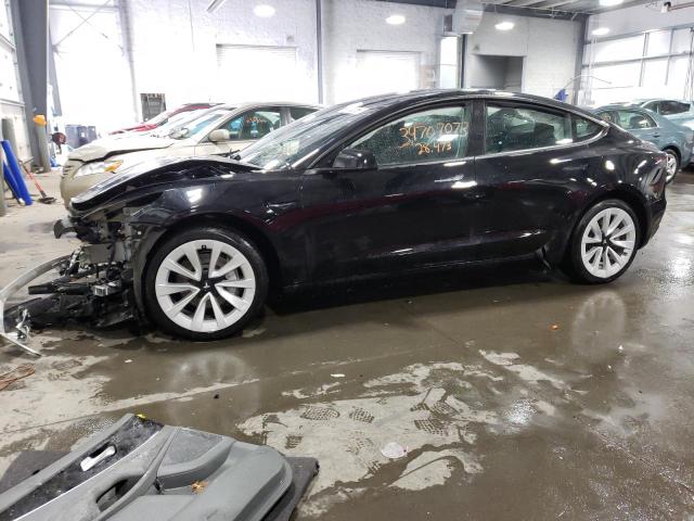 TESLA MODEL 3 2022 with VIN 5YJ3E1EA2NF289574 - Photo from auction
