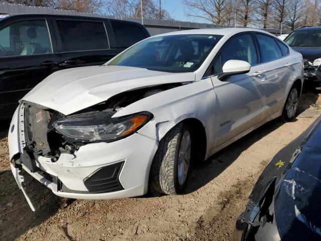 FORD FUSION SE 2019 with VIN 3FA6P0LU6KR121838 - Photo from auction