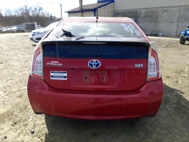 Photo 6 from auction – 2012 TOYOTA PRIUS with VIN JTDKN3DU3C1489761
