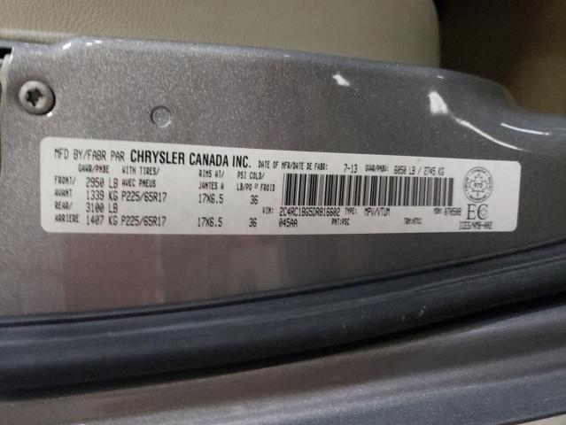Photo 14 from auction – 2013 CHRYSLER TOWN & COU with VIN 2C4RC1BG5DR816602