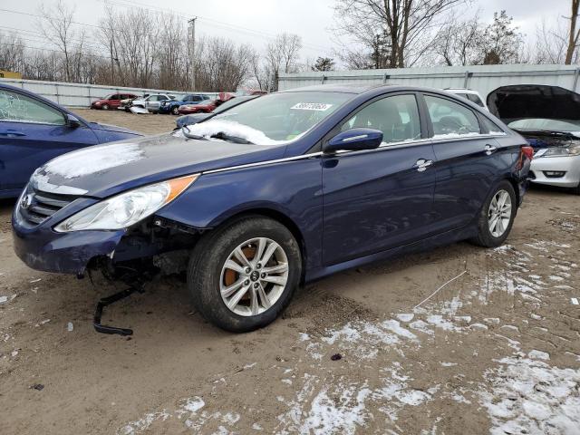 HYUNDAI SONATA GLS 2014 with VIN 5NPEB4AC0EH866954 - Photo from auction
