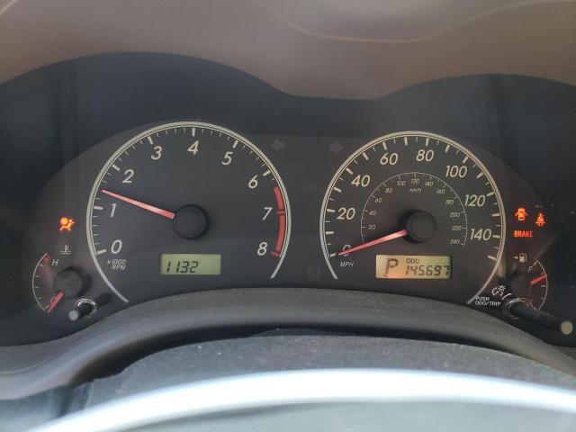Photo 9 from auction – 2009 TOYOTA COROLLA BA with VIN JTDBL40E799033170