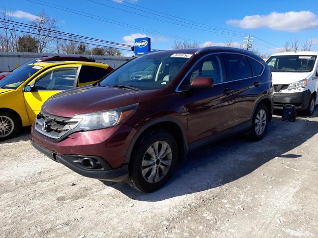 HONDA CR-V EXL 2013 with VIN 5J6RM4H79DL082135 - Photo from auction