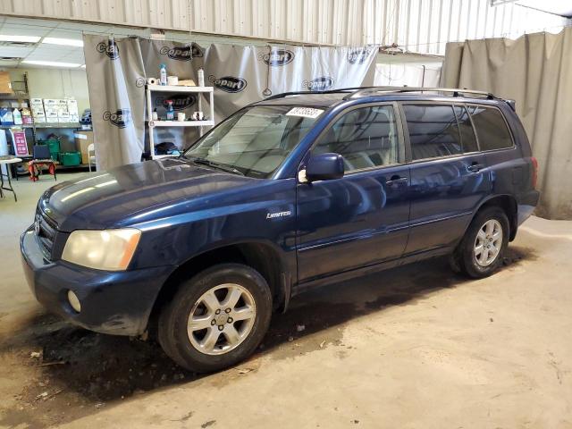 TOYOTA HIGHLANDER 2003 with VIN JTEGF21AX30121652 - Photo from auction