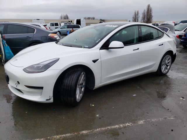 TESLA MODEL 3 2022 with VIN 5YJ3E1EA3NF143524 - Photo from auction