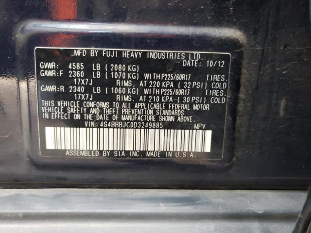 Photo 14 from auction – 2013 SUBARU OUTBACK 2. with VIN 4S4BRBJC0D3249885