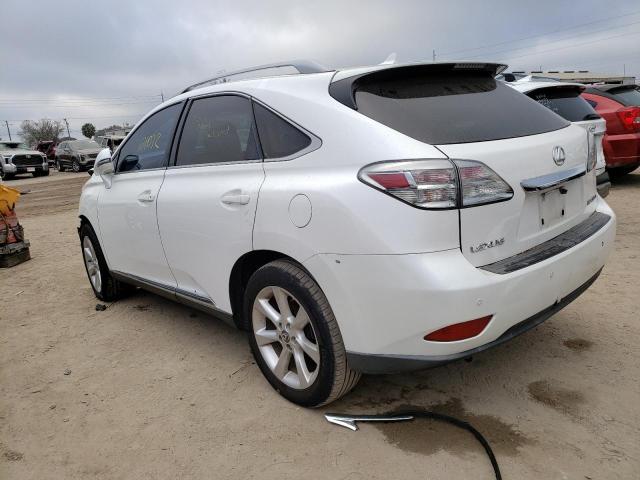 Photo 2 from auction – 2010 LEXUS RX 350 with VIN 2T2ZK1BA9AC028170