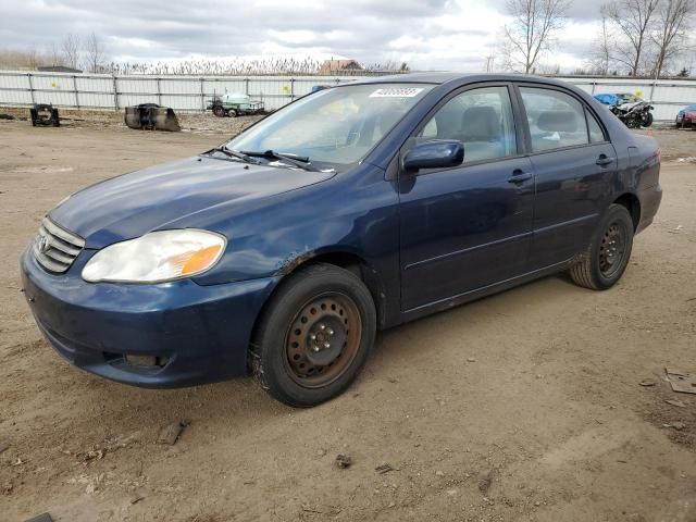 TOYOTA COROLLA CE 2003 with VIN 2T1BR32E53C130827 - Photo from auction