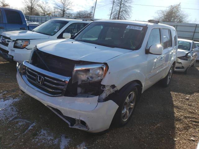 HONDA PILOT EXLN 2012 with VIN 5FNYF4H73CB070477 - Photo from auction
