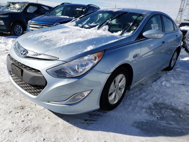 HYUNDAI SONATA HYB 2014 with VIN KMHEC4A41EA117220 - Photo from auction