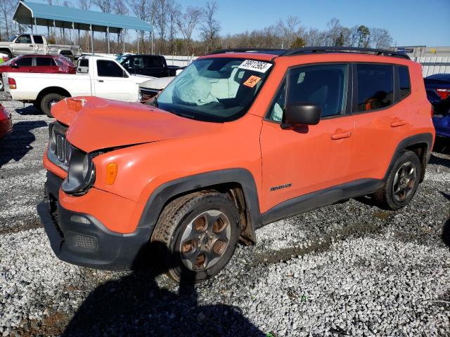 JEEP RENEGADE S 2016 with VIN ZACCJAAT0GPD70720 - Photo from auction