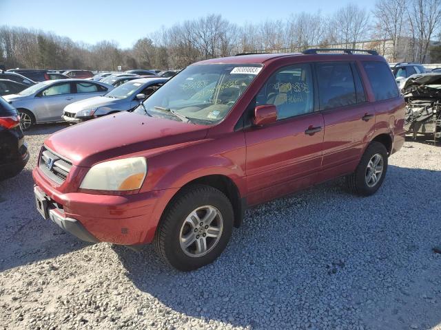 HONDA PILOT EX 2004 with VIN 2HKYF18484H550425 - Photo from auction