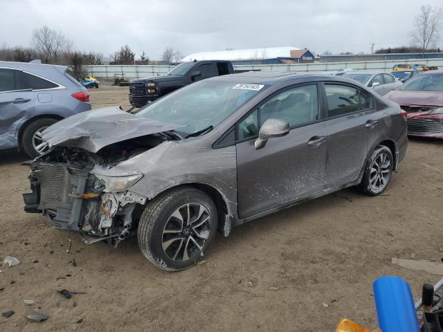 HONDA CIVIC EXL 2013 with VIN 19XFB2F98DE028812 - Photo from auction