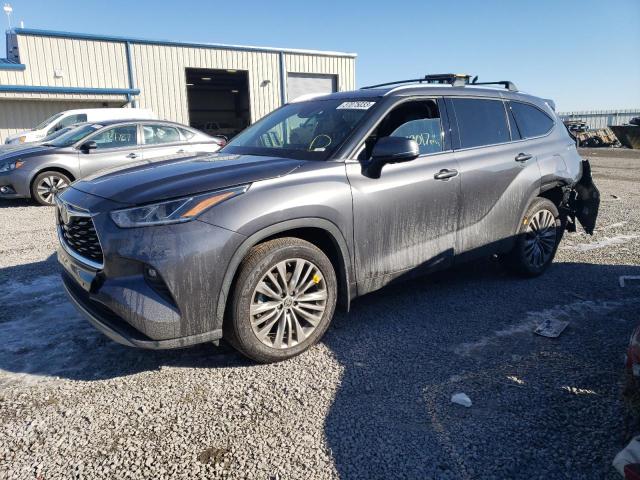 TOYOTA HIGHLANDER 2021 with VIN 5TDFZRBHXMS148294 - Photo from auction