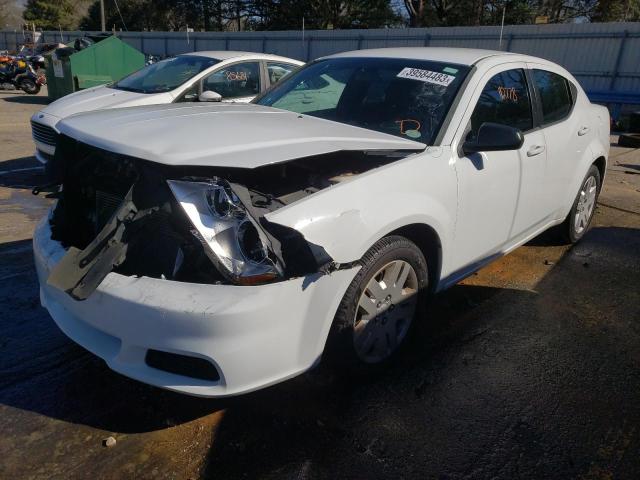 Фото 1 с аукциона – 2014 DODGE AVENGER SE с VIN 1C3CDZABXEN140657