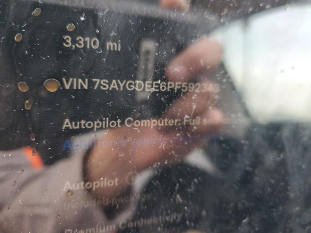 Photo 9 from auction – 2023 TESLA MODEL Y with VIN 7SAYGDEE6PF592349