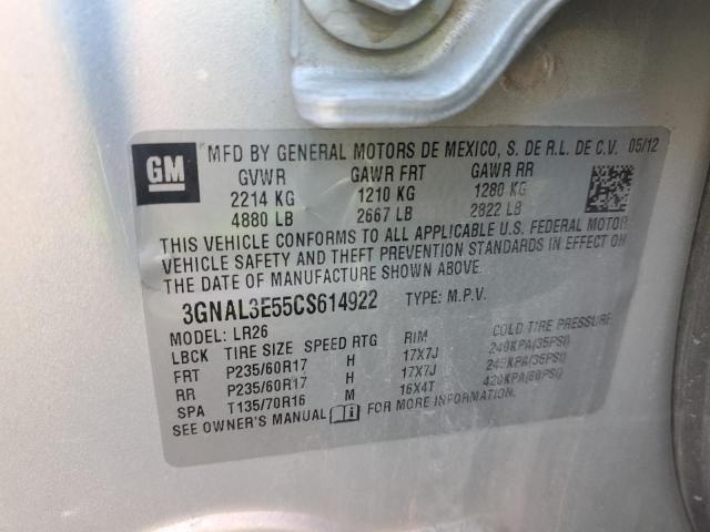 Photo 14 from auction – 2012 CHEVROLET CAPTIVA SP with VIN 3GNAL3E55CS614922