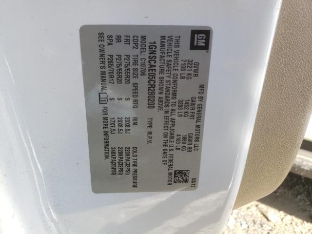 Photo 14 from auction – 2012 CHEVROLET TAHOE C150 with VIN 1GNSCAE05CR280200