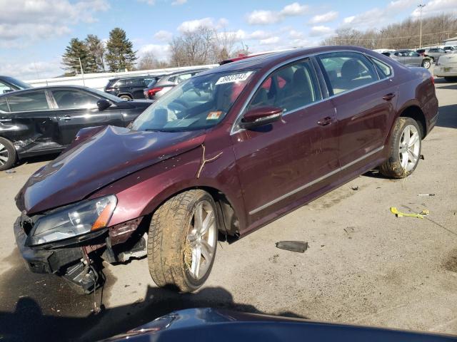 VOLKSWAGEN PASSAT SEL 2012 with VIN 1VWCN7A34CC008831 - Photo from auction