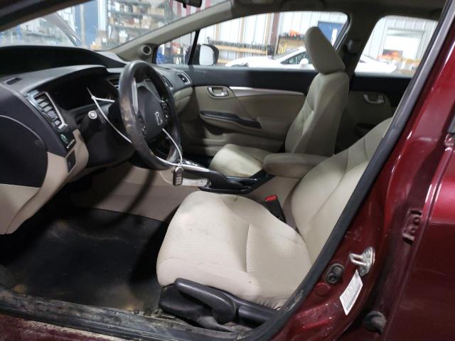 Photo 7 from auction – 2014 HONDA CIVIC EX with VIN 2HGFB2F85EH552482
