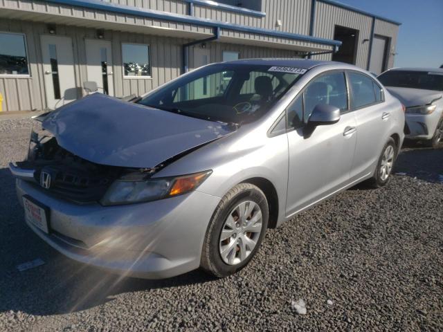 HONDA CIVIC LX 2012 with VIN 19XFB2F52CE095448 - Photo from auction