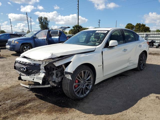 INFINITI Q50 RED SP 2017 with VIN JN1FV7AR7HM871907 - Photo from auction