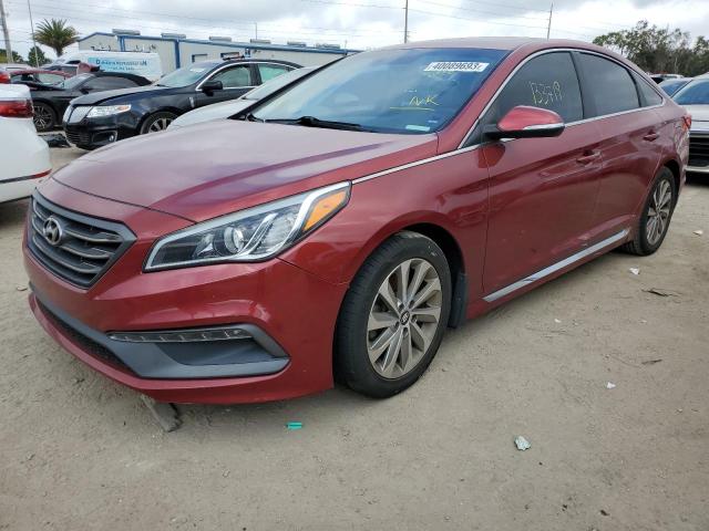 HYUNDAI SONATA SPO 2016 with VIN 5NPE34AF7GH344235 - Photo from auction