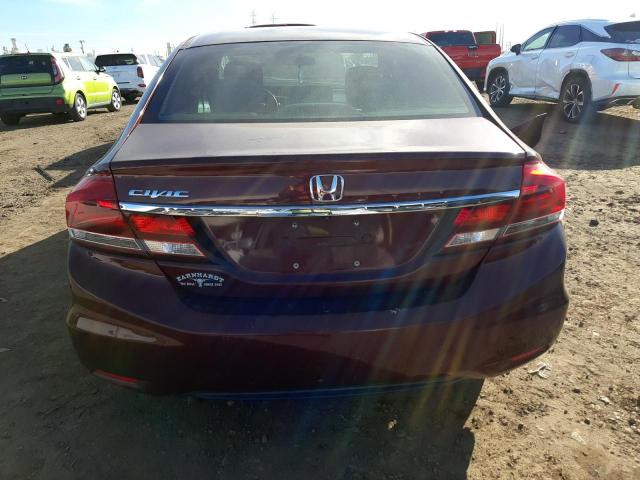 Photo 6 from auction – 2014 HONDA CIVIC LX with VIN 19XFB2F59EE023276